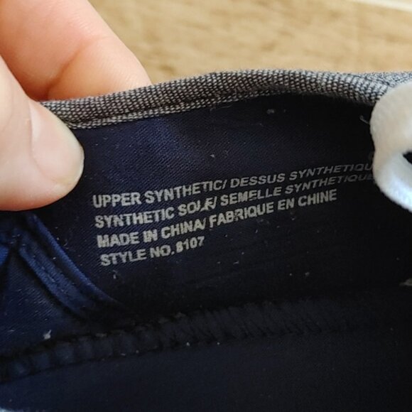 URBAN MAN blue canva lace sneakers canvas shoes size 8 - Picture 8 of 8